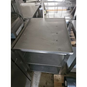 Stůl s lemem s dvoj policí 890x700x900mm