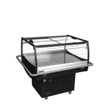Chladicí vitrína samoobslužná, černá - TEFCOLD PDC90SL Acrylic Sides 4 Bumpers
