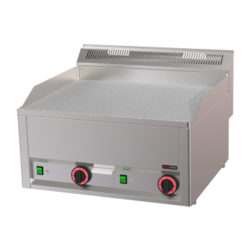 Grilovací deska 65x48 elektrická durable chrom hladká bez podestavby 400 V | REDFOX - FTHC 60 EL