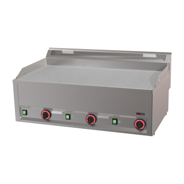Grilovací deska 97x48 elektrická durable chrom kombinovaná bez podestavby 400 V | REDFOX - FTHRC 90 EL