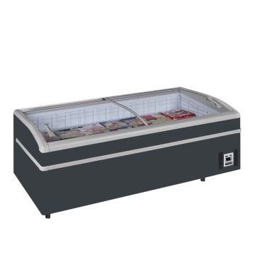 Kombinovaný chladicí/mrazicí ostrov antracit - TEFCOLD Shallow 200A-CF