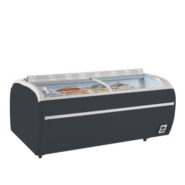 Kombinovaný chladicí/mrazicí ostrov antracit - TEFCOLD Twin 220-A-CF