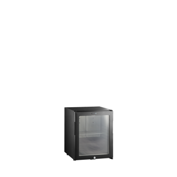 Minibar prosklené dveře, černá - TM33G-1