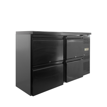 Minibar, zásuvkový, černý - CBC240