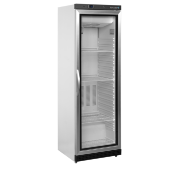 Mrazicí skříň prosklené dveře, bílá - TEFCOLD UF 400 VG
