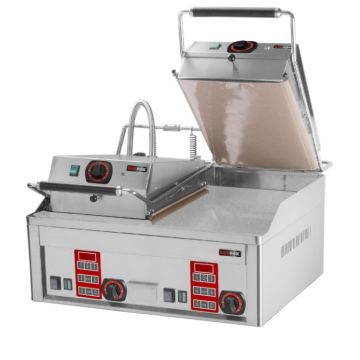 Grilovací deska elektrická hladká durable chrom | REDFOX - FTHC 60 ED + 2x KD 30 T