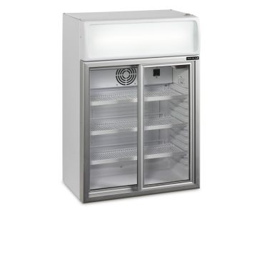 Stolní chladicí skříň prosklené dveře - TEFCOLD FSC 100